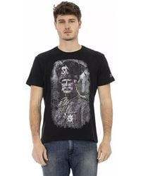 TRUSSARDI ACTION - Black Cotton Men's T - Lyst