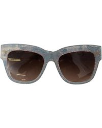 Dolce & Gabbana - Chic Sicilian Lace Acetate Sunglasses - Lyst