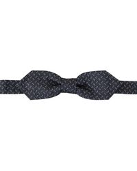 Dolce & Gabbana - Elegant Mustard Silk Bow Tie - Lyst