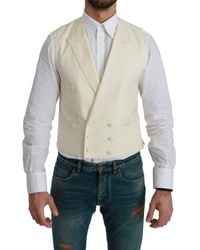 Dolce & Gabbana - Waistcoat Formal Wool Vest - Lyst