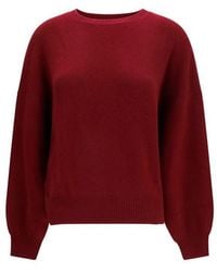 Lisa Yang - Bordeaux Cashmere Sweater - Lyst