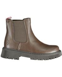 U.S. POLO ASSN. - Brown Polyester 's Boot - Lyst