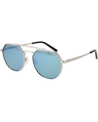 Serengeti - Silver Metal Sunglasses - Lyst