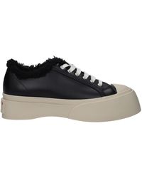 Marni - Leather Chunky Sneakers - Lyst