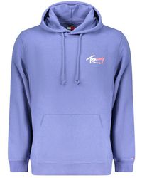 Tommy Hilfiger - Blue Cotton Men's Sweatshirt - Lyst