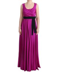 Dolce & Gabbana - Silk Maxi Dress - Lyst