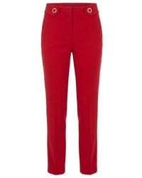 Trussardi - Red Polyester Pant - Lyst