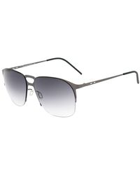 Italia Independent - Gray Metal Sunglasses - Lyst