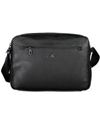 Calvin Klein - Nero Recycled Polyester Men Briefcase - Lyst
