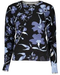 Desigual - Chic Contrasting Crew Neck Sweater - Lyst