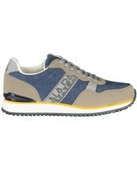 Napapijri - Blue Polyester Men's Sneaker - Lyst
