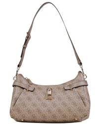 Guess - Beige Polyethylene Handbag - Lyst