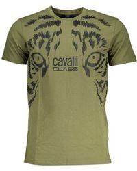 Roberto Cavalli - Cotton T-Shirt - Lyst