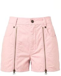 MR & MRS - Pink Cotton Shorts - Lyst