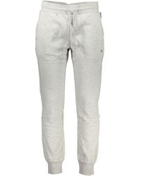 Napapijri - Gray Cotton Men's Sweatpants - Lyst