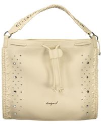 Desigual - Bianco Poliuretano Woman Backpack - Lyst