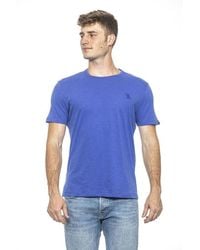 Billionaire Italian Couture - Light Blue Cotton T - Lyst