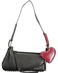 Desigual - Black Polyurethane Handbag - Lyst