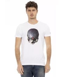 TRUSSARDI ACTION - White Cotton Men's T - Lyst