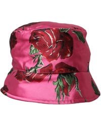 Dolce & Gabbana - Floracap Cotton Bucket Hat - Lyst