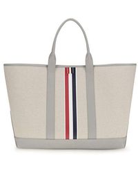 Thom Browne - Gray Fabric Shoulder Bag - Lyst