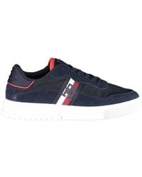 Tommy Hilfiger - Chic Lace-Up Sneakers With Contrast Detailing - Lyst