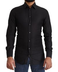 Dolce & Gabbana - Cotton Slim Fit Dress Shirt - Lyst