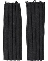 Dolce & Gabbana - Virgin Wool Knitted Fingerless Gloves - Lyst