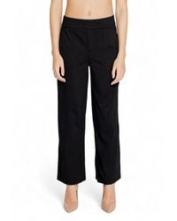 Street One - Black Viscose Jeans & Pant - Lyst