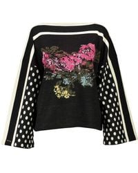 Blugirl Blumarine - Nero Acrylic Sweater - Lyst