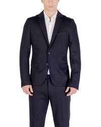 Antony Morato - Blue Viscose Blazer - Lyst