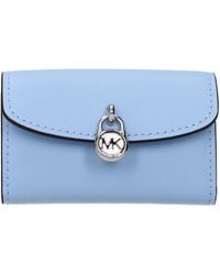 Michael Kors - Lyra Wallet Sky/Soft Sky Leather - Lyst