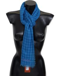 Missoni - Checkered Cashmere Wrap Fringes Scarf - Lyst