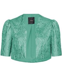 Pinko - Green Polyester Tops & T - Lyst
