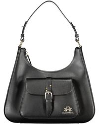 La Martina - Elegant Leather Shoulder Bag - Lyst