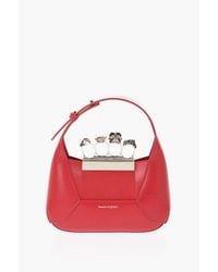 McQueen - Red Calfskin Tote Bag - Lyst