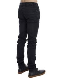 Acht - Gray Cotton Stretch Slim Fit Jeans - Lyst