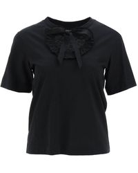 Simone Rocha - T-shirt With Heart-shaped Cut-out - Lyst