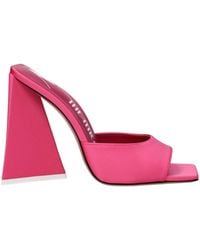The Attico - Pink Fabric Sandal - Lyst