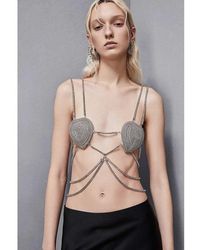 Patrizia Pepe - White Copper Bra - Lyst