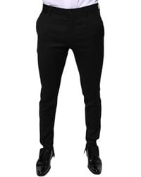 Dolce & Gabbana - Wool Skinny Formal Dress Pants - Lyst
