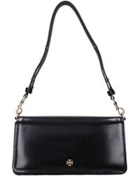 Tory Burch - Black Leather Shoulder Bag - Lyst