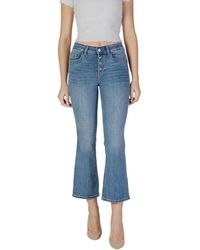 Liu Jo - Blue Cotton Jeans & Pant - Lyst
