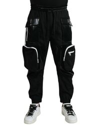 Dolce & Gabbana - Nylon Cargo Jogger Sweatpants Pants - Lyst