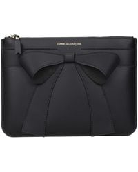 Comme des Garçons - Leather Clutch Bag - Lyst