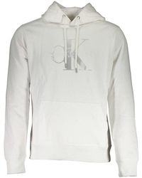 Calvin Klein - White Cotton Men's Sweater - Lyst
