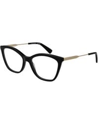 Longchamp - Black Metal Glasses (frames) - Lyst