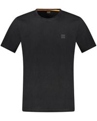 BOSS - Cotton T-Shirt - Lyst