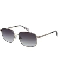 Ted Baker - Gray Metal Sunglasses - Lyst