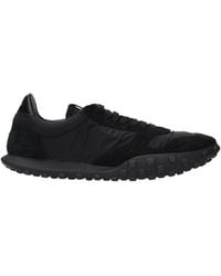 Jil Sander - Black Fabric Sneakers - Lyst